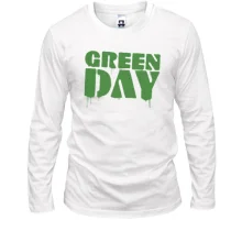 Мужской лонгслив Green day (paint)