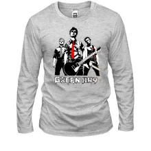 Мужской лонгслив Green day (силуэты)