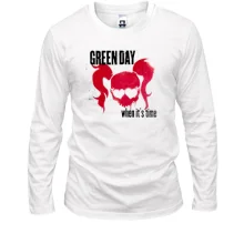 Мужской лонгслив Green day - When it's time