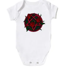 Детское боди Rose Logo