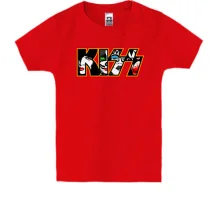 Детская футболка KISS лица