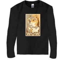 Дитячий лонгслів wow doge