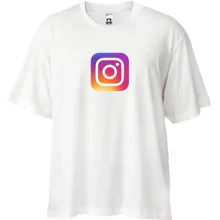 Футболка Oversize Instagram (инстаграм)