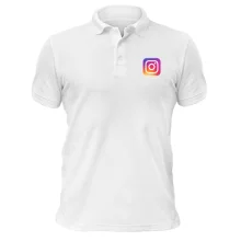 Футболка поло Instagram (инстаграм)