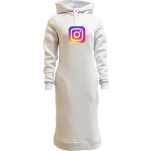 Худи платье Instagram (инстаграм)