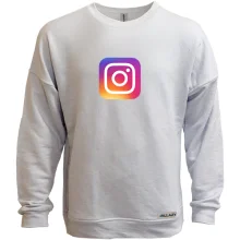 Свитшот без начеса Instagram (инстаграм)