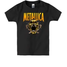 Детская футболка Metallica с жёлтым черепом