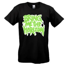Футболка Bring me the horizon logo green