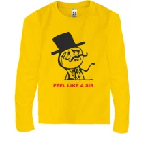 Дитячий лонгслів Feel Like a Sir 2