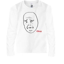 Дитячий лонгслів Okay Guy 2