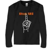 Дитячий лонгслів Black SEO