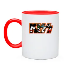 Чашка KISS лица