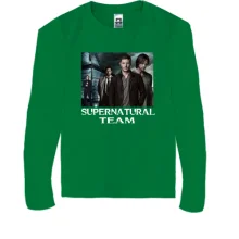 Дитячий лонгслів Supernatural Team