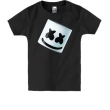 Детская футболка со шлемом Marshmello