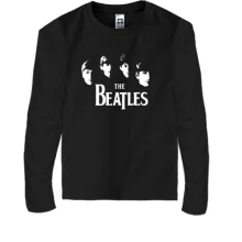 Детский лонгслив The Beatles (лица) 2