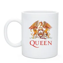 Чашка Queen color logo