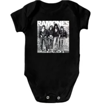 Детское боди Ramones Band чб