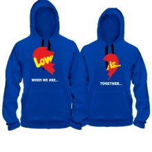 Парные толстовки When we are together (Love is)