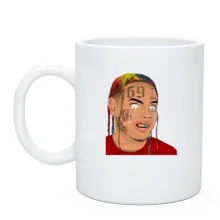 Чашка с 6IX 9NINE с белыми глазами