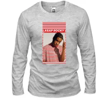 Лонгслів з Asap Rocky і смужками