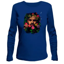 Лонгслів з Drake і квітами