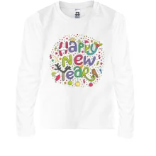 Детский лонгслив Happy New Year (2)