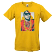 Футболка с Jay Z и цветком