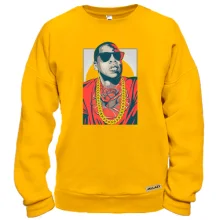 Свитшот с Jay Z и цветком