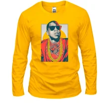 Лонгслів з Jay-Z і квіткою