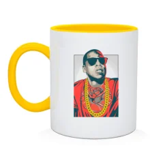 Чашка с Jay Z и цветком