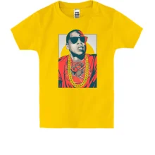 Детская футболка с Jay Z и цветком