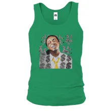 Чоловіча майка з Lil Wayne і зебрами