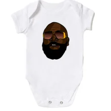 Детское боди с улыбающимся Rick Ross