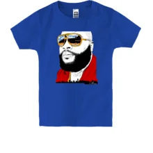 Детская футболка с Rick Ross в очках