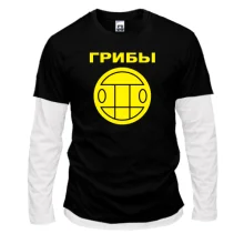 Чоловічий лонгслів Комбі Гриби