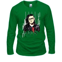 Мужской лонгслив со Skrillex