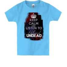 Детская футболка Keep calm and listen Hollywood Undead