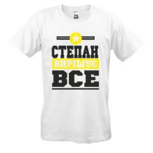 Футболка Степан вирішує все