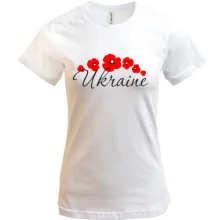 Футболка Ukraine з маками
