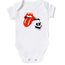 Детское боди Rolling Stones (граммофон)