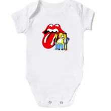 Детское боди Rolling Stones (Simpsons)