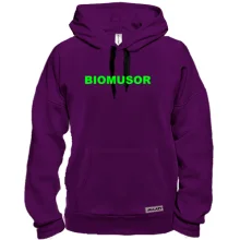 Толстовка з написом "Biomusor"
