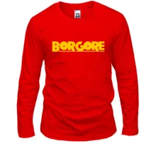 Мужской лонгслив с логотипом "Borgore"