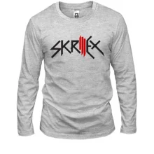 Мужской лонгслив с логотипом "Skrillex"