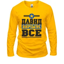 Чоловічий лонгслів Давид вирішує все