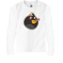 Дитячий лонгслів Black bird 2