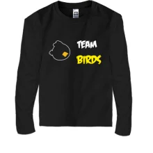 Дитячий лонгслів Team birds