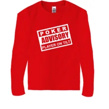 Дитячий лонгслів Poker ADVISORY