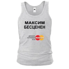 Майка с надписью 