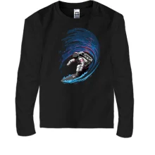 Детский лонгслив Space Surfer